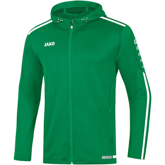 Afbeeldingen van JAKO Jas met kap Striker 2.0 sportgroen/wit (6819/06) - SALE